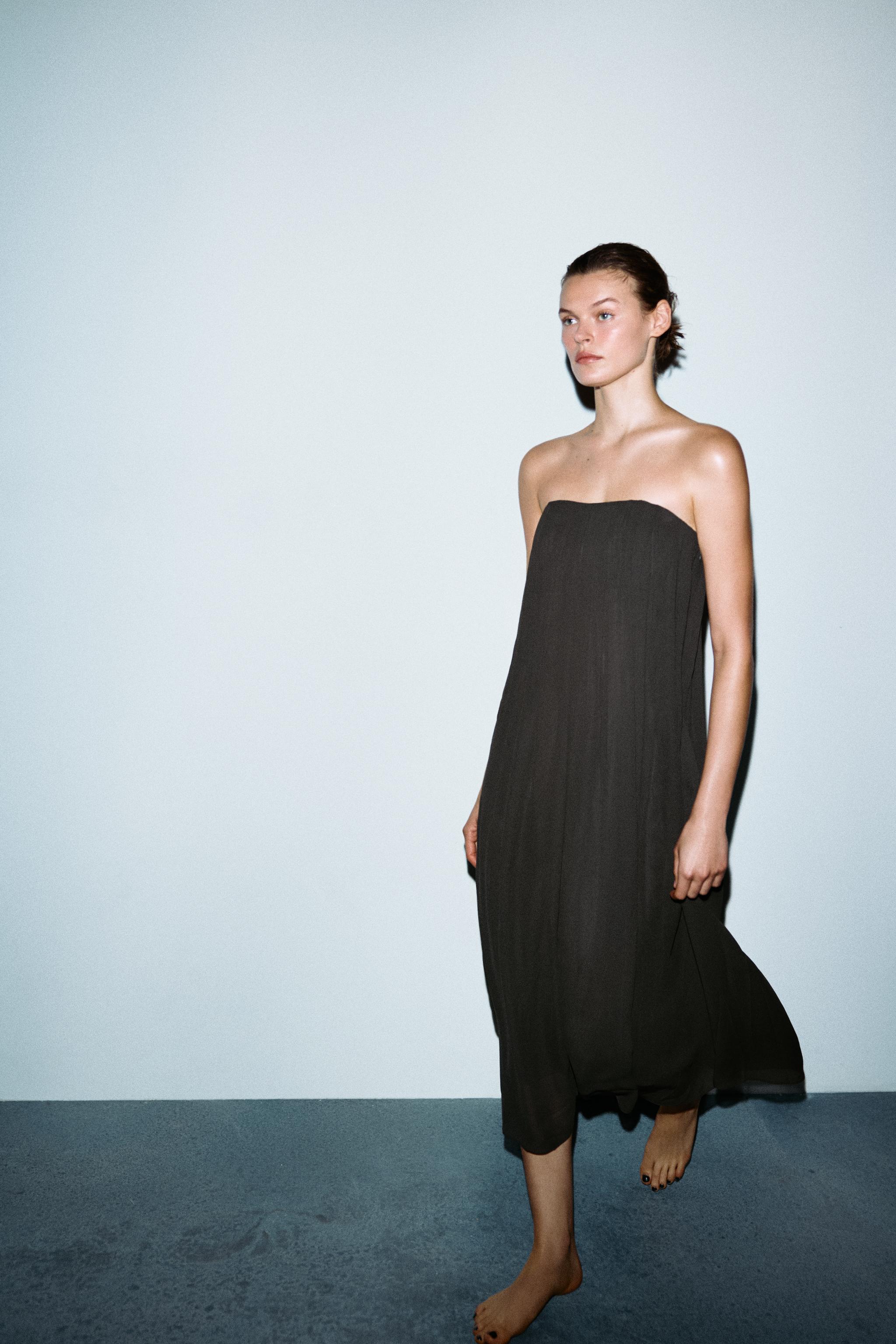 ROBE MI-LONGUE BUSTIER